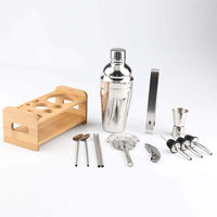 Thumbnail for Steel Shaker Cocktail Bar Set Kit with 13 Pieces Bar Utensils