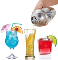 Thumbnail for Steel Shaker Cocktail Bar Set Kit with 13 Pieces Bar Utensils