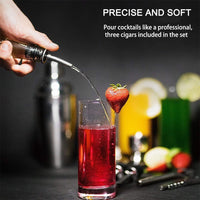 Thumbnail for Steel Shaker Cocktail Bar Set Kit with 13 Pieces Bar Utensils