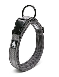 Thumbnail for Heavy Duty Reflective Collar Grey L