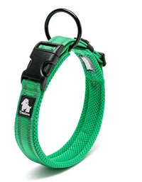 Thumbnail for Heavy Duty Reflective Collar Grass Green XS