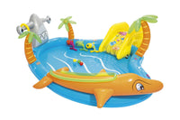 Thumbnail for Bestway 273L Inflatable Sea Life Water Fun Park Pool with Slide - 2.8m x 87cm