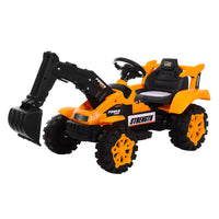 Thumbnail for Children's Electronic Ride-on Excavator & Dump Truck, 30kg Capacity