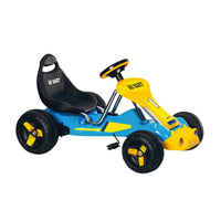 Thumbnail for Pedal Powered Go-Kart for Children (Blue) Ride & Steer/ 4-Wheel Vehicle