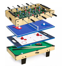 Thumbnail for 4-in-1 Games - Soccer, Table Tennis, Slide Hockey and Billiard Table