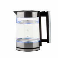 Thumbnail for Healthy Choice 1.8L Cordless Glass Kettle, Stainless Steel, 1.8L, Blue LED