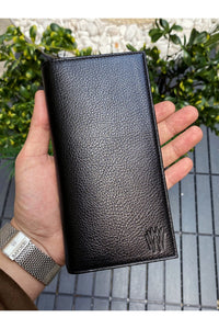 Thumbnail for Leather Phone Wallet - Black