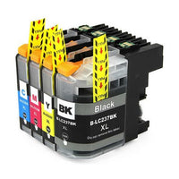 Thumbnail for Compatible Premium Ink Cartridges LC237XL / LC235XL  Set of 4 - Bk/C/M/Y - for use in Brother Printers