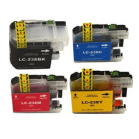 Thumbnail for Compatible Premium Ink Cartridges LC23E  Set of 4  - Bk/C/M/Y - for use in Brother Printers