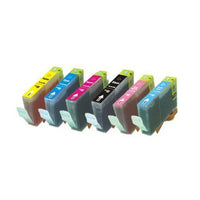 Thumbnail for Compatible Premium Ink Cartridges BCI6  Ink Bundle - set of 6 (Bk/C/M/Y/PC/PM) - for use in Canon Printers
