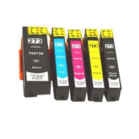 Thumbnail for Compatible Premium Ink Cartridges 273XL  Cartridge Set of 5 Inks (Bk/PBk/C/M/Y) - for use in Epson Printers