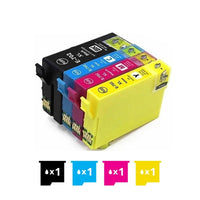 Thumbnail for Compatible Premium 4 Pack Epson 702XL High Yield Inkjet Cartridges Combo [1BK,1C,1M,1Y] - for use in Epson Printers