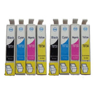 Thumbnail for Compatible Premium Ink Cartridges 73N  Cartridge Set of 8 (Bk/C/M/Y x 2 ea) - for use in Epson Printers