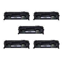 Thumbnail for Compatible Premium 5 x  80A  Toner Cartridge CF280A - for use in HP Printers