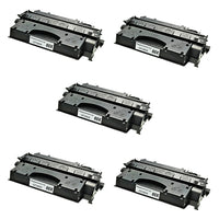 Thumbnail for Compatible Premium 5 x 80X Hi Capacity Toner Cartridge (CF280X) - for use in HP Printers