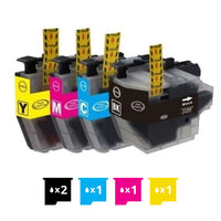 Thumbnail for Compatible Premium 5 Pack Brother LC3319XL Ink Cartridges Combo (High Yield of Brother LC-3317) [2BK, 1C, 1M, 1Y] - for use in Brother Printers
