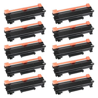 Thumbnail for Compatible Premium 10 x TN2450 Black Toner Cartridge - for use in Brother Printers