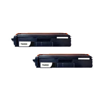 Thumbnail for Compatible Premium 2 x TN443BK High Yield Black  Toner Cartridge - for use in Brother Printers