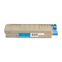 Thumbnail for Compatible Premium Toner Cartridges C610C Cyan Remanufacturer Toner Kit 44315311 - for use in Oki Printers