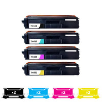 Thumbnail for Compatible Premium 8-Pack Brother TN443 Compatible Toner Combo [2BK,2C,2M,2Y] - for use in Brother Printers