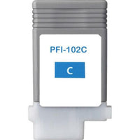 Thumbnail for Compatible Canon PFI-102 Cyan Wide Format Ink