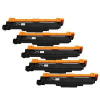 Thumbnail for Compatible 5 x TN253BK Black Toner Cartridge - for use in Brother Printers