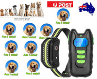 Thumbnail for Electric Pet Dog Training Anti Bark Collar Sound Vibrate Auto  Rechargeable NEW