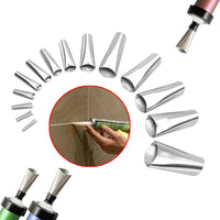 Thumbnail for 17 Caulking Finisher Caulk Nozzle Applicator Sealant Finishing Scraper Tools