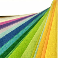 Thumbnail for 80PCS Non Woven Felt Fabric Sheets 15X15cm Mixed Color Kids Handcraft DIY Art