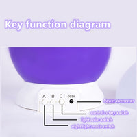 Thumbnail for LED Night Star Galaxy Projector Light Rotating Starry Lamp Pink
