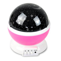 Thumbnail for LED Night Star Galaxy Projector Light Rotating Starry Lamp Pink