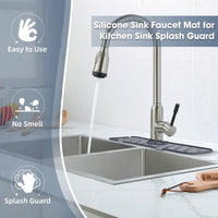 Thumbnail for Silicone Faucet Sink Mat Sink Splash Guard Faucet Splash Pad Faucet Splashback