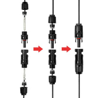 Thumbnail for 10 Pairs Solar Panel Connectors 30A Line Plug Socket Male & Female IP67 PV Cable