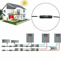 Thumbnail for 10 Pairs Solar Panel Connectors 30A Line Plug Socket Male & Female IP67 PV Cable