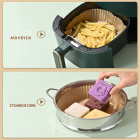Thumbnail for 50PCS Air Fryer Disposable Paper Liner Set Non-Stick Pan Parchment Baking Paper