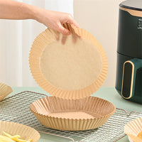 Thumbnail for 50PCS Air Fryer Disposable Paper Liner Set Non-Stick Pan Parchment Baking Paper