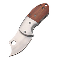 Thumbnail for Small Mini Stainless Steel Folding Pocket Knife Keychain Blade Outdoor Survival Tactical Camping