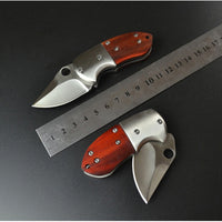 Thumbnail for Small Mini Stainless Steel Folding Pocket Knife Keychain Blade Outdoor Survival Tactical Camping