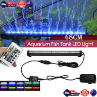 Thumbnail for 48cm LED Aquarium Lights Submersible Air Bubble RGB Light for Fish Tank Underwater