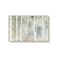 Thumbnail for Wall Art 70cmx100cm Forest hang painting style Gold Frame Canvas