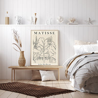 Thumbnail for Wall Art 50cmx70cm Line Art By Henri Matisse Wood Frame Canvas