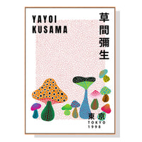 Thumbnail for Wall Art 50cmx70cm I By Yayoi Kusama Wood Frame Canvas