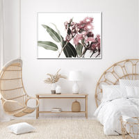 Thumbnail for Wall Art 60cmx90cm Eucalyptus in Bloom White Frame Canvas