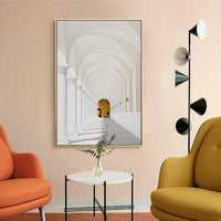 Thumbnail for Wall Art 50cmx70cm Long Corridor Style A Gold Frame Canvas