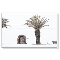 Thumbnail for 60cmx90cm European Palm Tree White Frame Canvas Wall Art