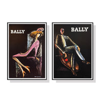 Thumbnail for 40cmx60cm Bally Man & Woman 2 Sets Black Frame Canvas Wall Art