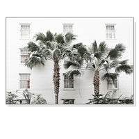 Thumbnail for 60cmx90cm Palm Tree White Frame Canvas Wall Art