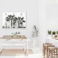 Thumbnail for 60cmx90cm Palm Tree White Frame Canvas Wall Art