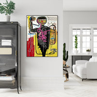 Thumbnail for 60cmx90cm Versus Medici Black Frame Canvas Wall Art