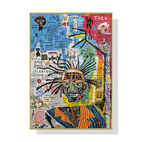 Thumbnail for 60cmx90cm Jazz Gold Frame Canvas Wall Art